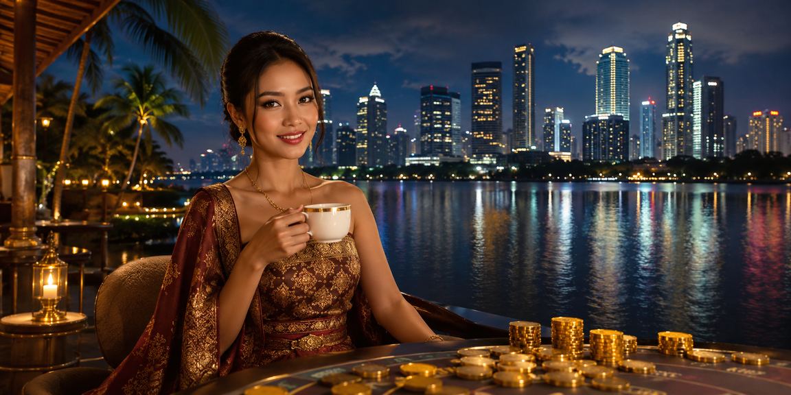Pengguna memeriksa status verifikasi akun bambumas88 di warung kopi